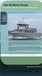 Mobile Screenshot of oakhillmarinedesign.com